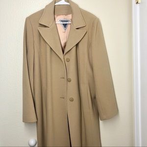 Vintage Marvin Richards Long Wool Coat Size XLP